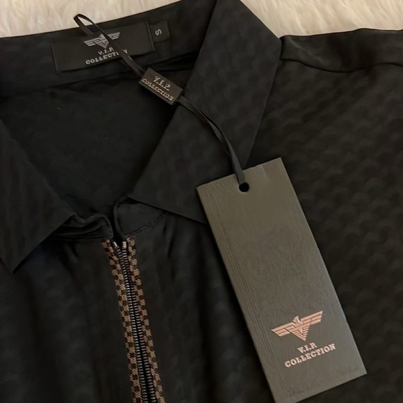 BNWT Men's Black Polo Shirt Size Small - Picture 8 of 8